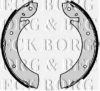 BORG & BECK BBS6172 Brake Shoe Set